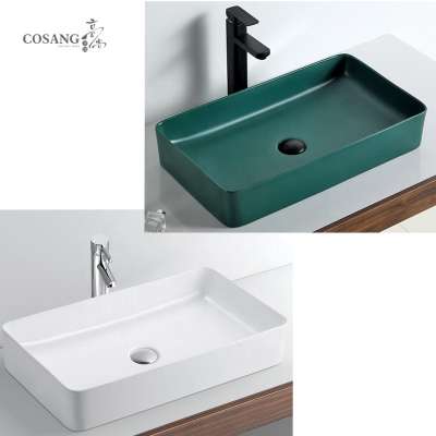 Europe And America Rectangle Luxury Hot Sell Sink Bathroom Wash Basin