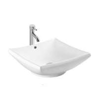 666 Factory Sale Rectangular Thin Edge Cheap Ceramic Basin Sink